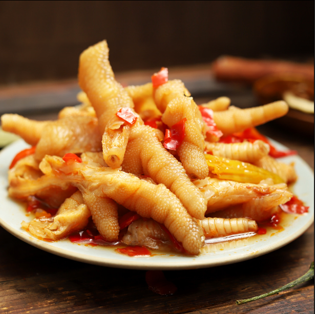 袁方食品柠檬凤爪脱骨商用酸辣去骨熟食酒店小吃大培姐无骨鸡爪