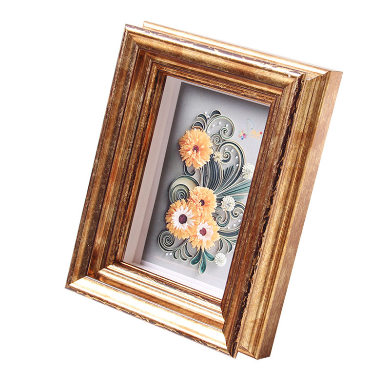 立体相框加厚相架复古做旧标本立体画画框衍纸相框