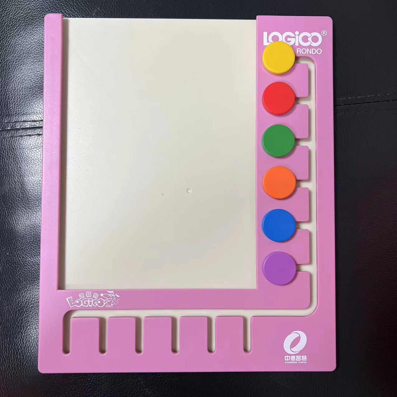 操作正版逻辑狗十钮板魔模板早教教具