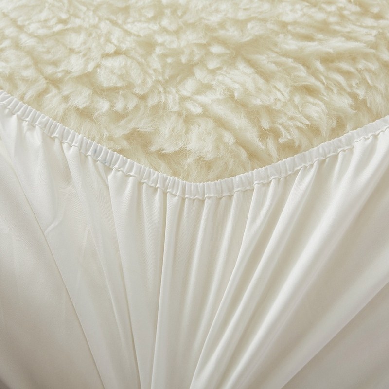 让你奢侈一把澳洲100%纯羊羊毛床垫加厚可折叠床垫