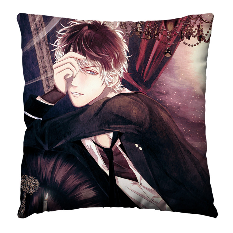 魔鬼恋人靠垫无神琉辉cos周边帅哥动漫游戏公仔靠垫