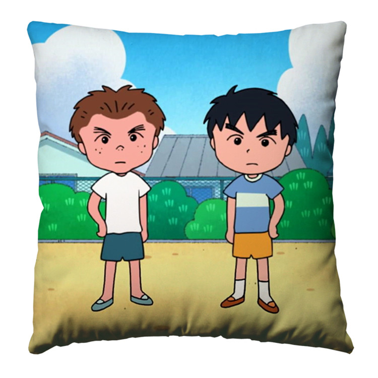 樱桃小丸子靠垫抱枕枕头大野健一杉山坐垫腐女bl靠垫