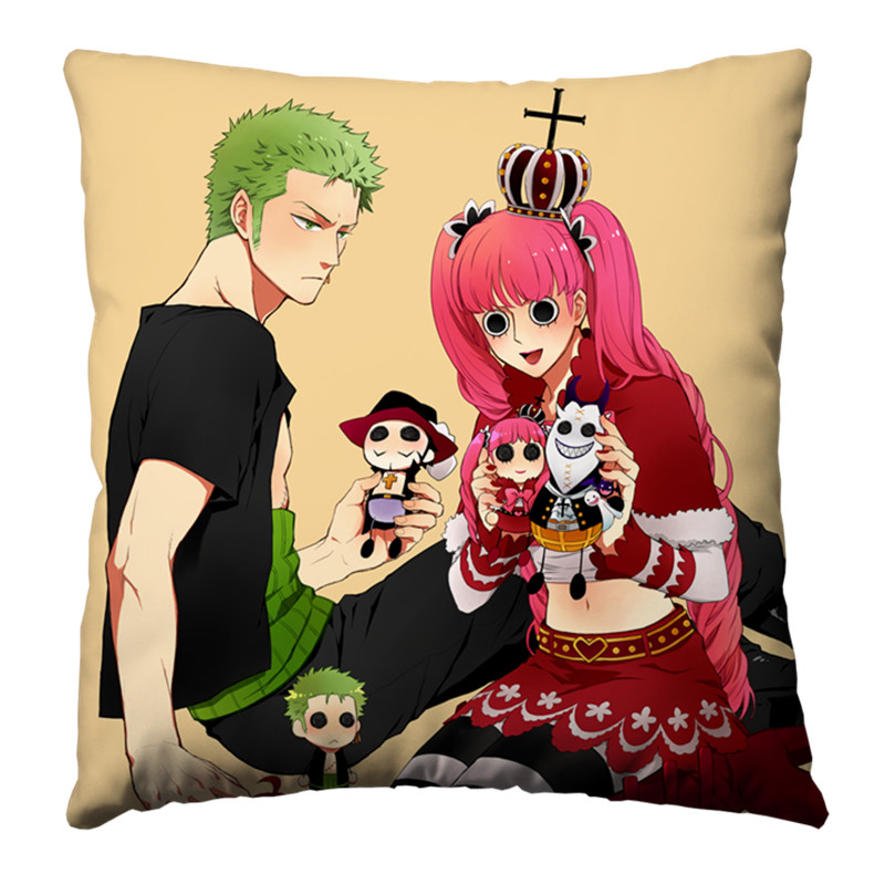 海贼王动漫二次元 索隆cos佩罗娜周边幽灵公主抱枕靠垫索佩cp枕头