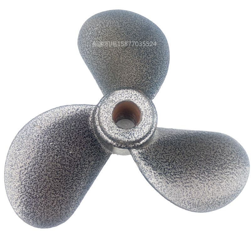 挂机桨叶75匹铸钢螺旋螺旋桨汽油船用推进器发动机皮划艇充气艇