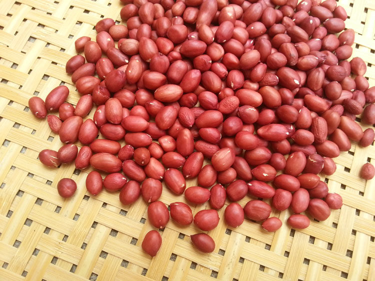 红皮花生米 生 新鲜250g 龙岩红皮花生 小粒红衣花生仁 农家自种