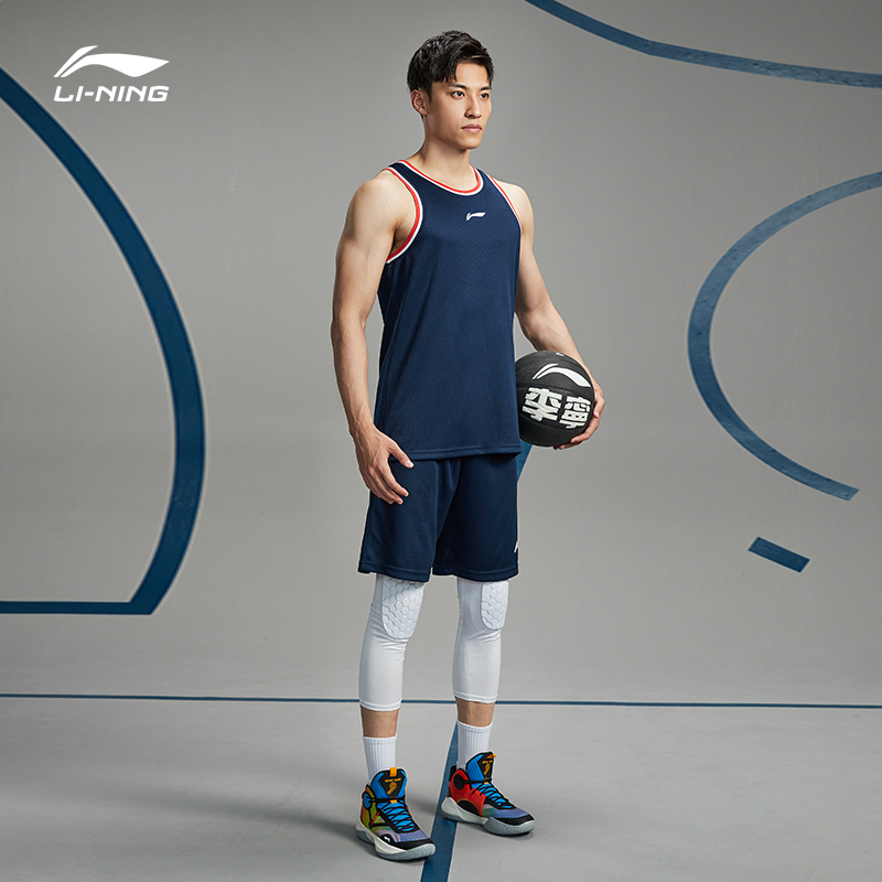 李宁篮球套装比赛队服夏季新款速干上衣裤子篮球服