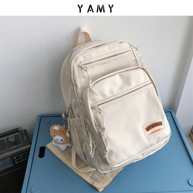 花曦家 书包女双肩包大学生ins初中生高中生女生简约小众设计背包