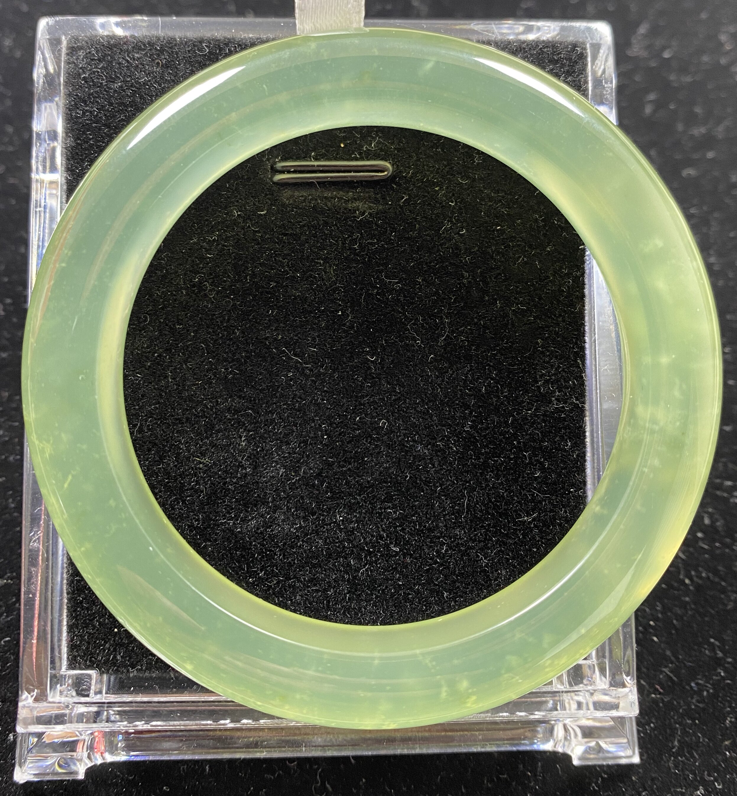 岫玉源头正品女士手镯玻璃种冰种白冰绿冰水润超手饰