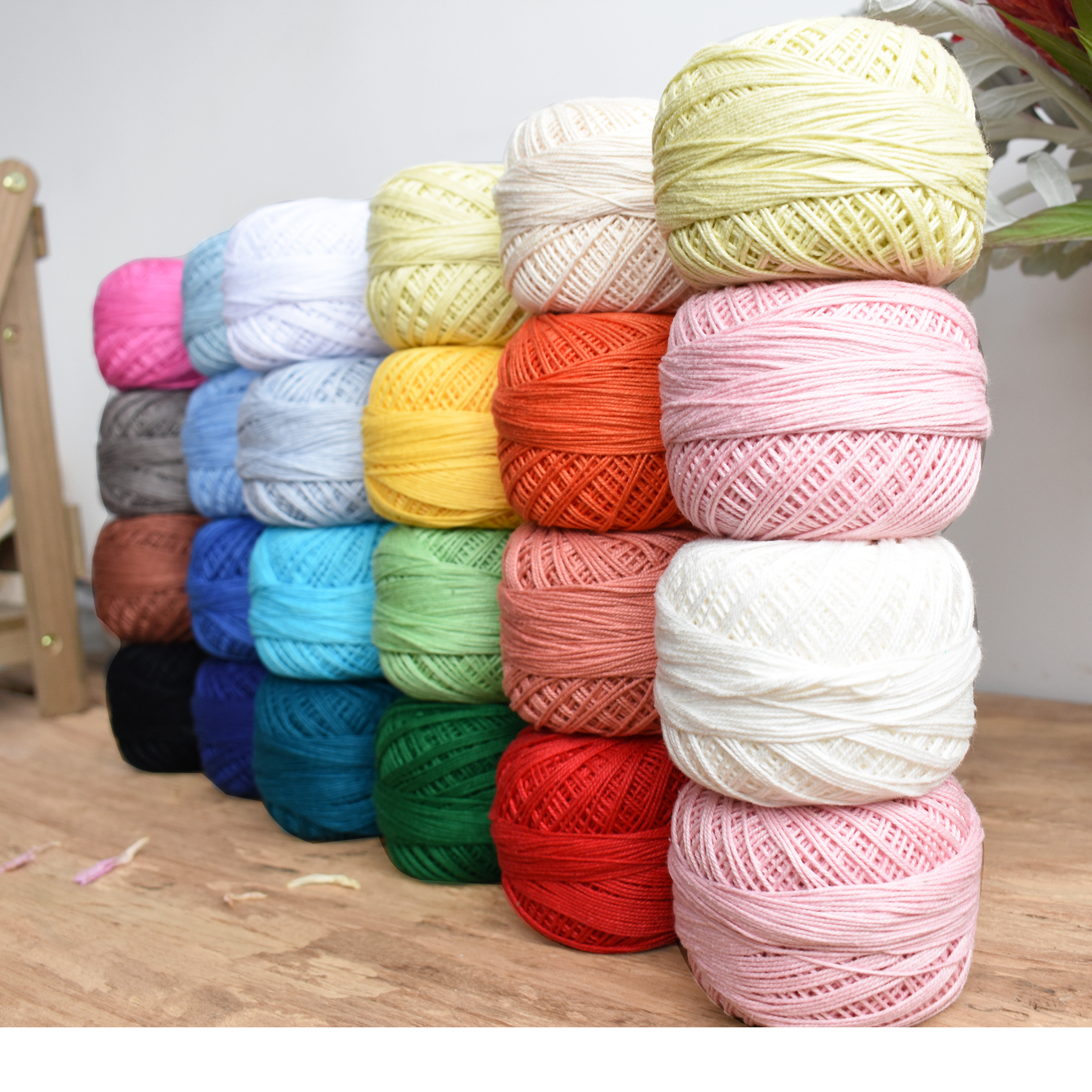 一梵手造中细戳绣手工diy编织戳戳毛线棉线毛线