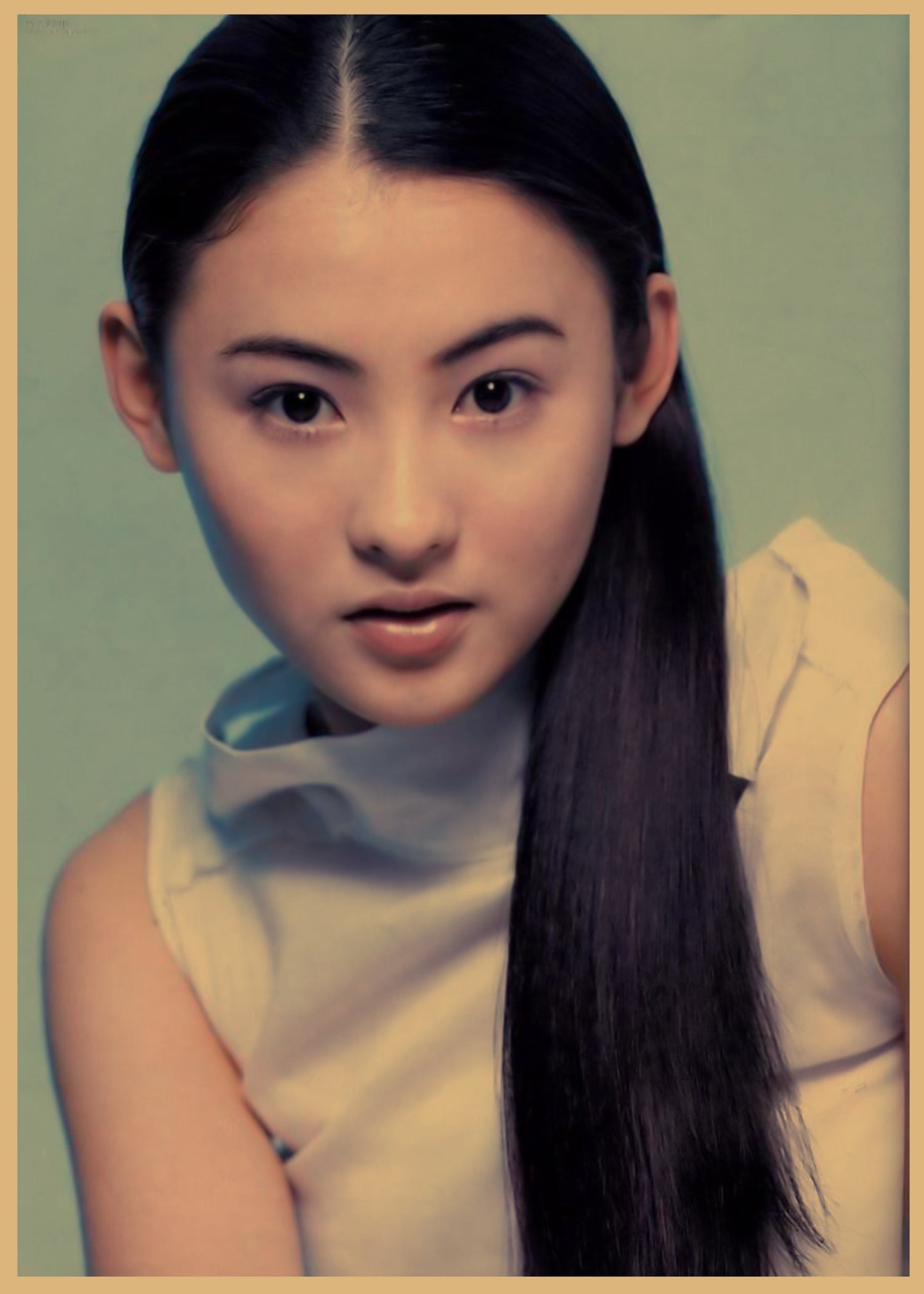 80年代明星海报港台影星复古牛皮纸画报酒吧饭店现代装饰画