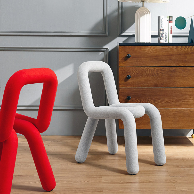 bold chair简约创意异形椅个性 休闲餐椅服装 店休闲吧设计师椅子