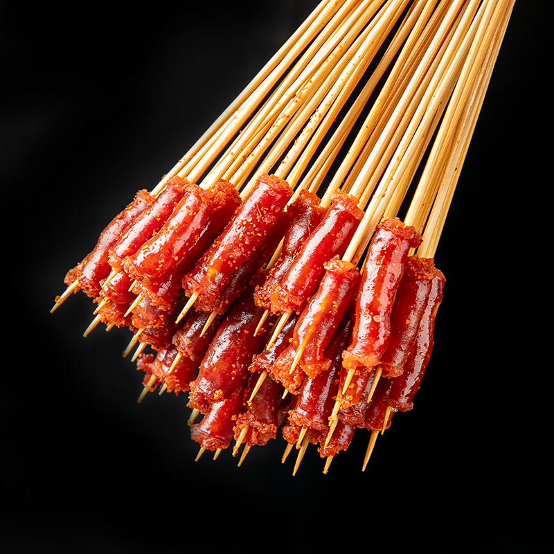 小串腊肠商用1000串冷冻冻肉香肠一口肠涮串火锅香肠