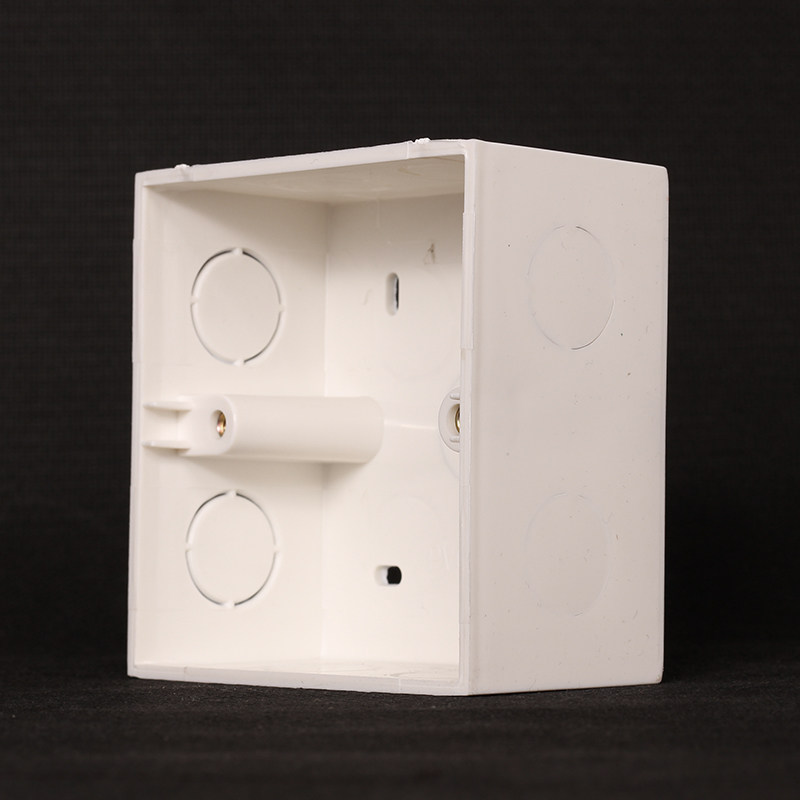 明装底盒86型加高开关盒子通用明线盒接线盒家用漏电插座专用明盒