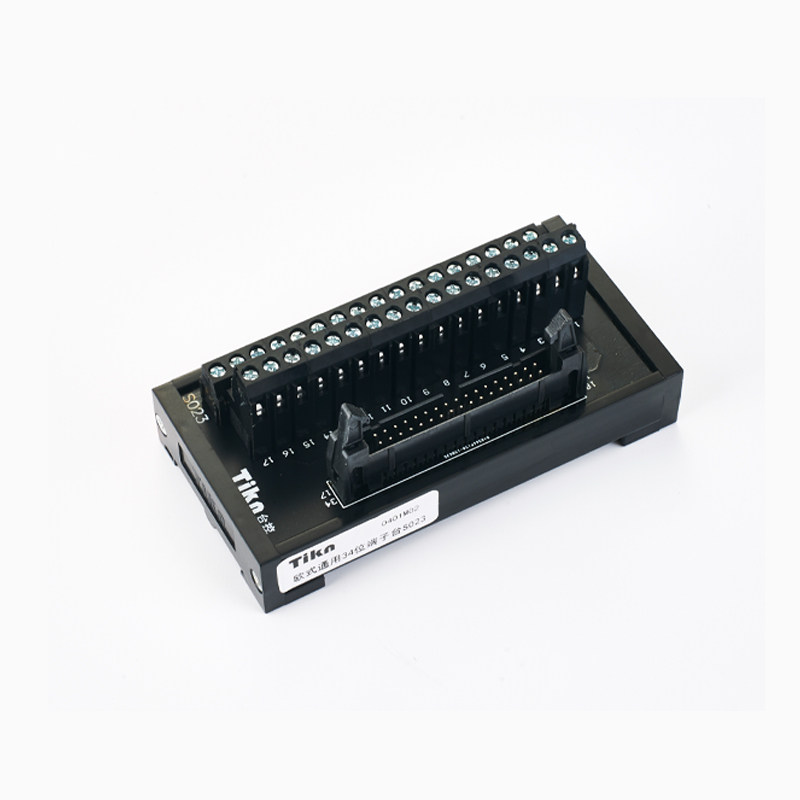 plc输出电缆连接牛角输入idc20端子通用40p连接器