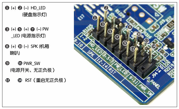 联想主板跳线 13针图片