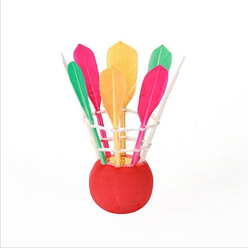 8023嗒嗒6只装耐打球鹅毛材质塔哒哒比赛用球嗒嗒球