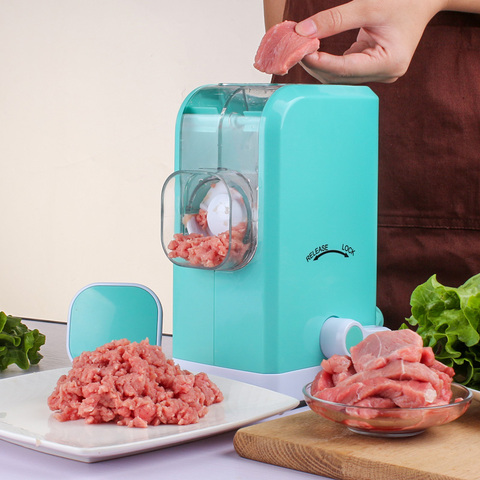 克欧克旗舰店:手动绞肉机家用厨房碎肉机手摇小型搅肉机剁肉机多功能