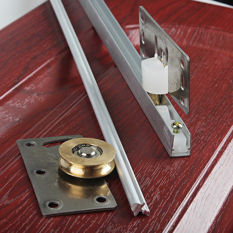 移门滑轨衣柜趟门轮轨道橱柜柜门滑槽推拉门道轨吊滑