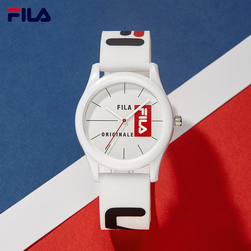 fila斐乐手表新款石英硅胶果冻表裴乐学学生欧美腕表