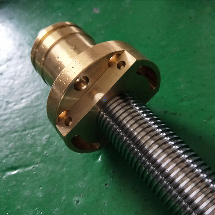 研磨高精度微型tr梯形丝杆丝杠螺杆间隙螺母丝杆