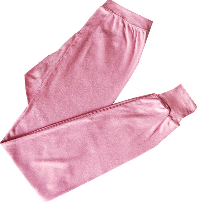 纯棉秋裤全棉保暖单件棉毛裤线裤女士大码衬裤保暖裤