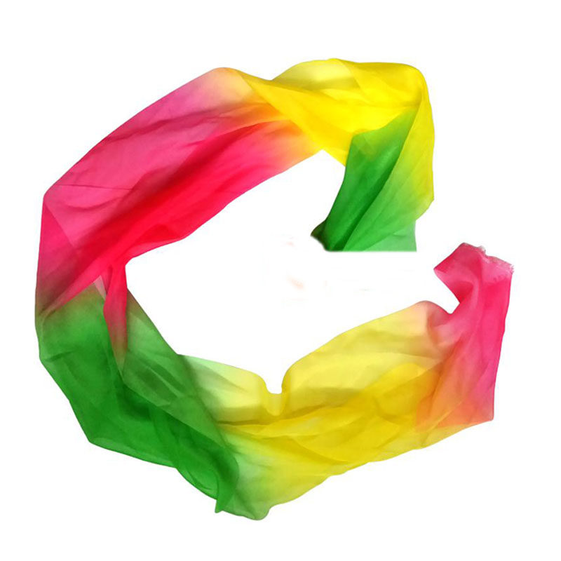 长绸彩绸五彩太极太极柔柔力飘带彩纱彩带比赛太极柔力球