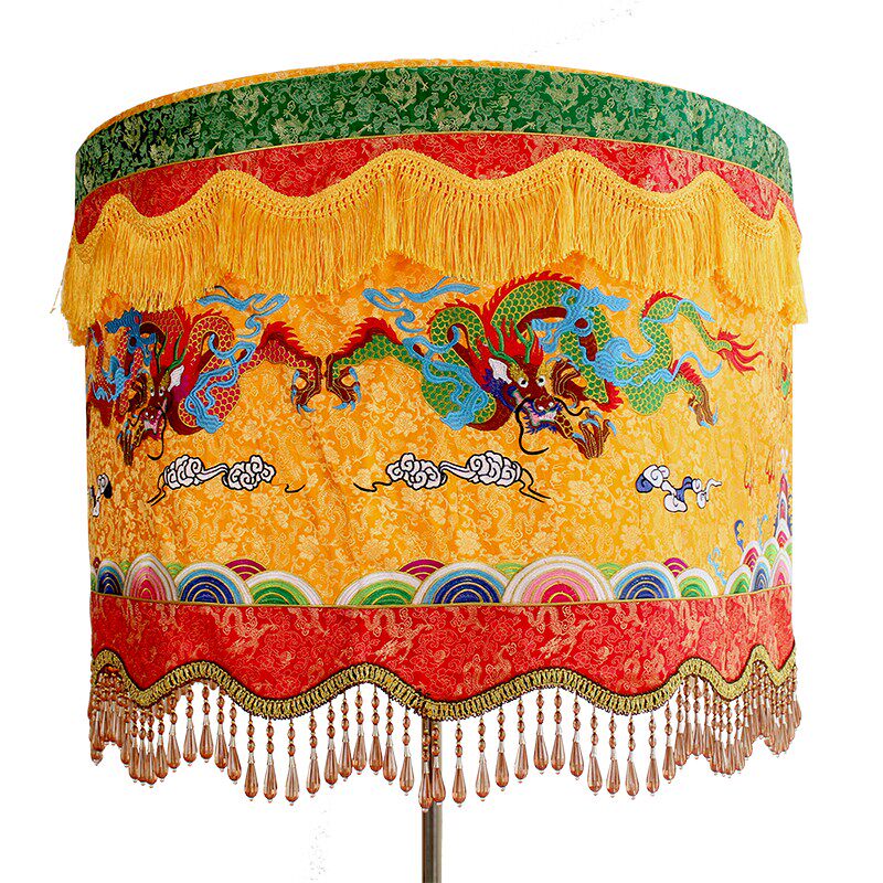 新款佛教道教1米宝盖伞佛顶黄龙伞幡华盖宝顶皇帝宫廷寺庙刺绣品