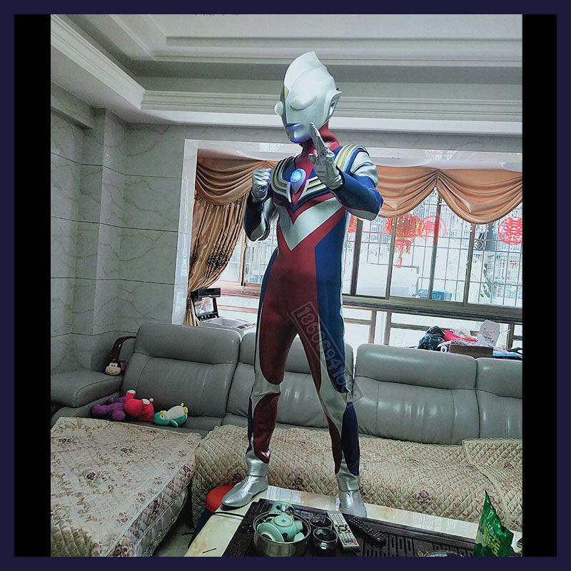 奥特曼迪迦皮套 雷欧皮套 cosplay 超人 真人可穿戴 暖场道具