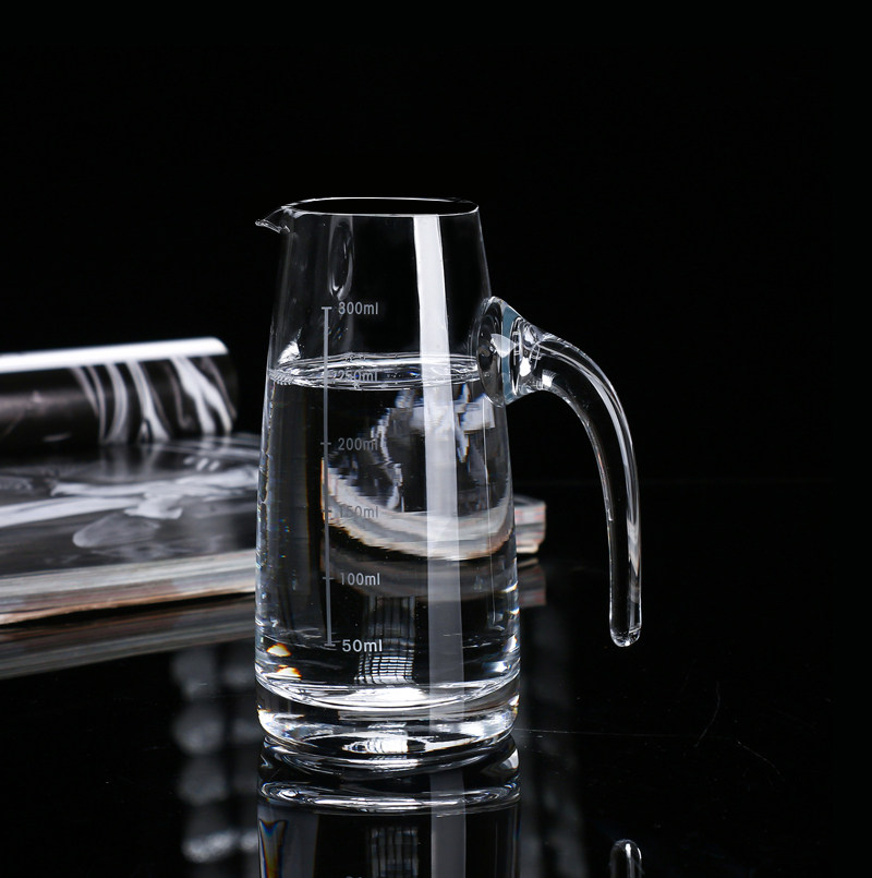 酒器水晶刻度量杯二两用醒洋酒饭店一壶酒杯醒酒器
