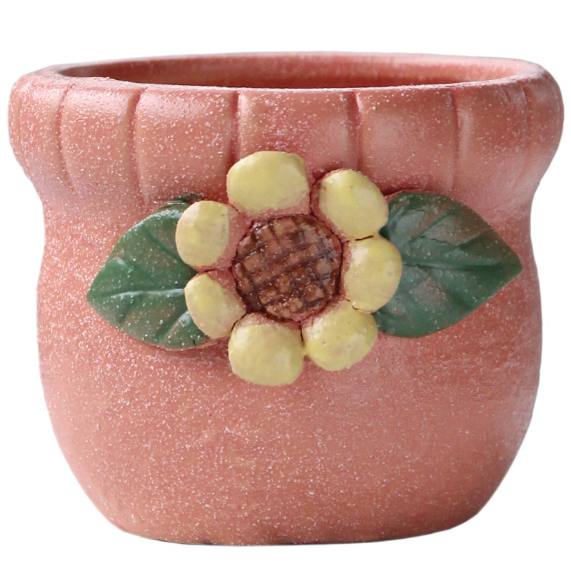 花盆多肉陶瓷手捏花粗透气肉肉特小小可爱迷你花盆