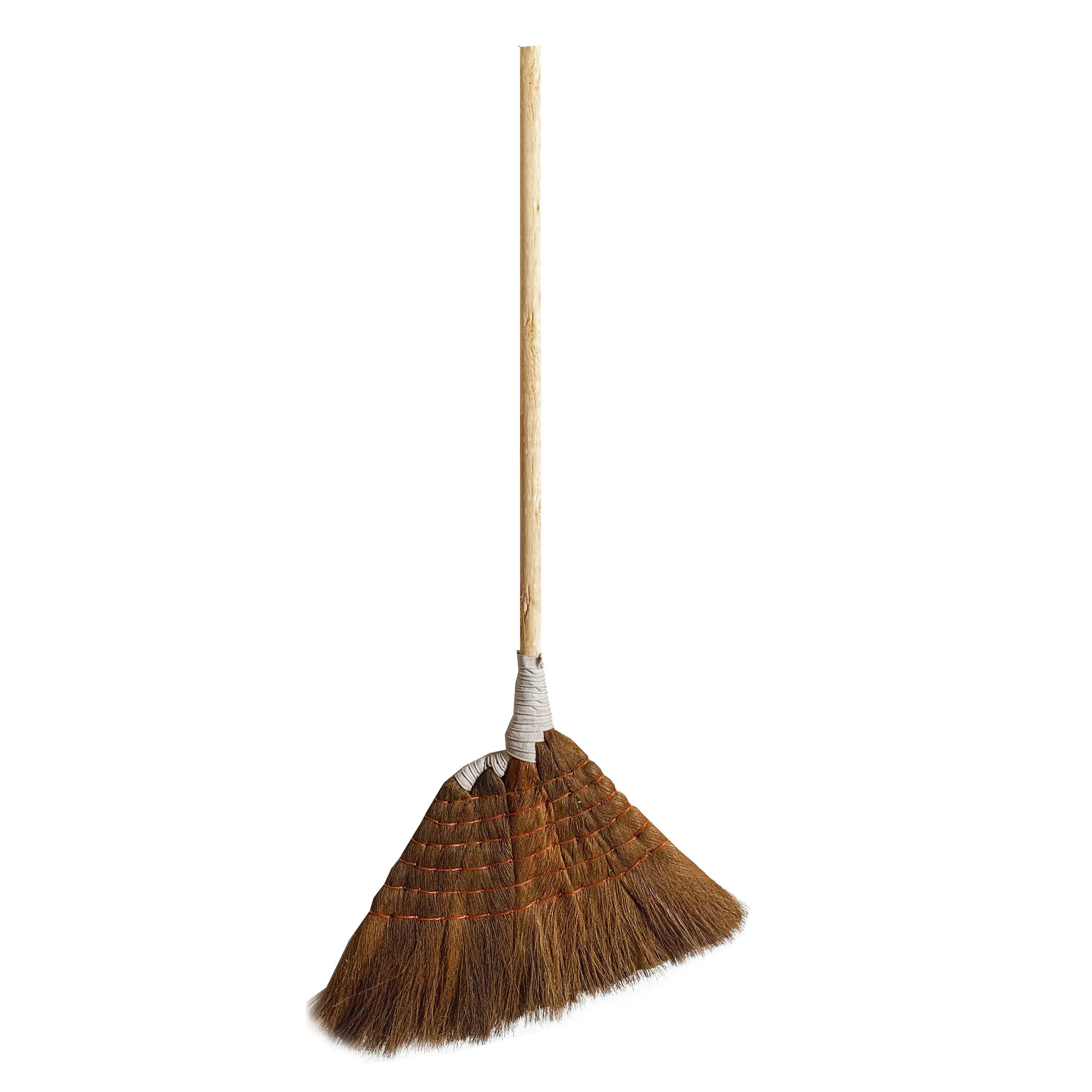扫把木杆天然棕榈扫帚结实耐用美观大方中式古老扫把