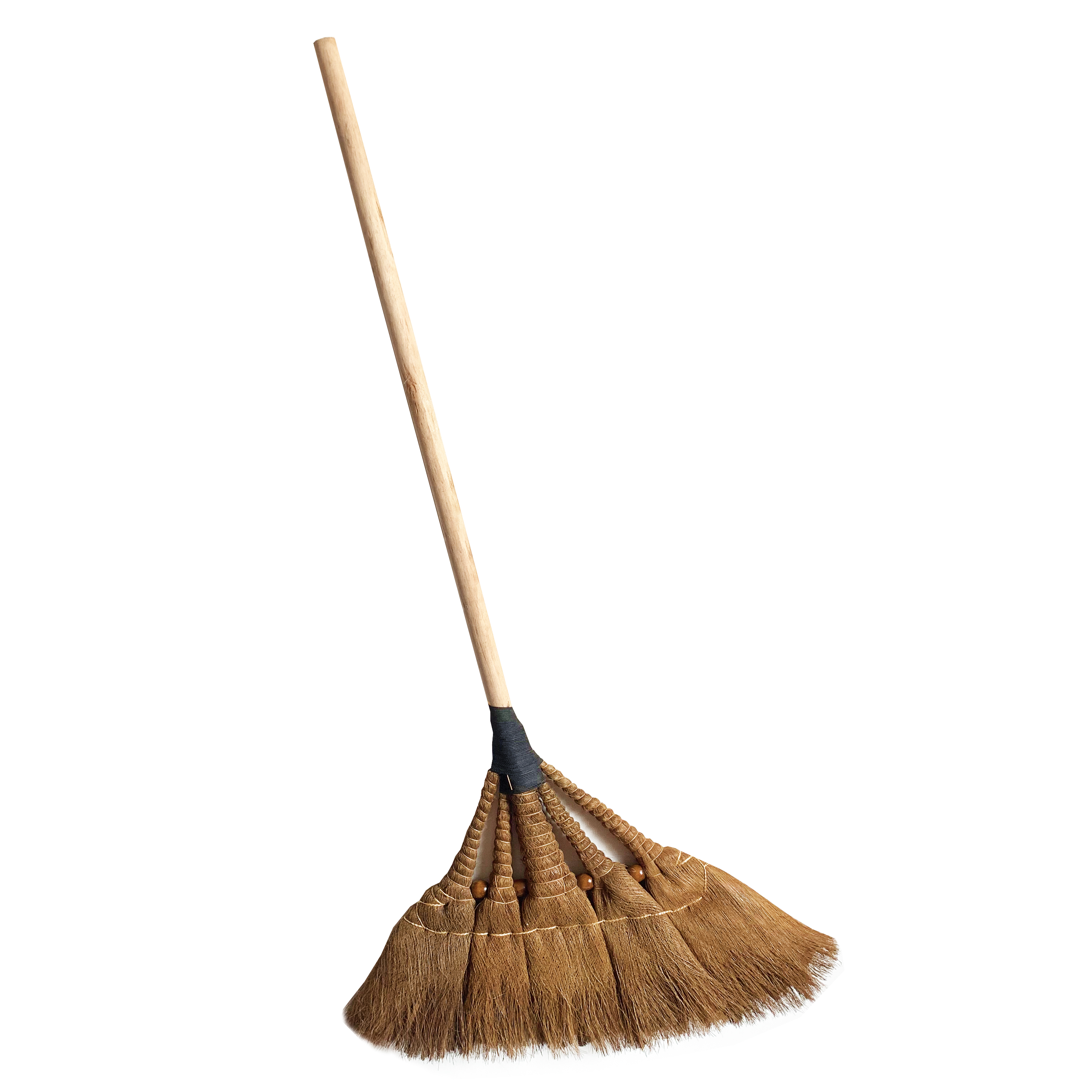 材质家用天然老式复古棕毛棕榈野生直供单个大扫把