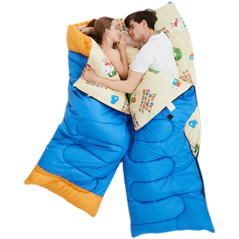 南极人双人睡袋大人露营户外成人春秋秋冬季旅行睡袋