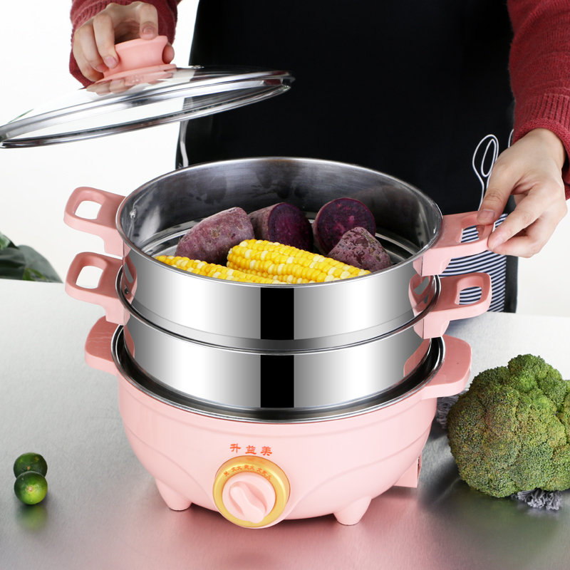 电蒸锅多功能火锅家用电蒸笼多层蒸锅蒸菜锅蒸包子馒头插电蒸汽锅