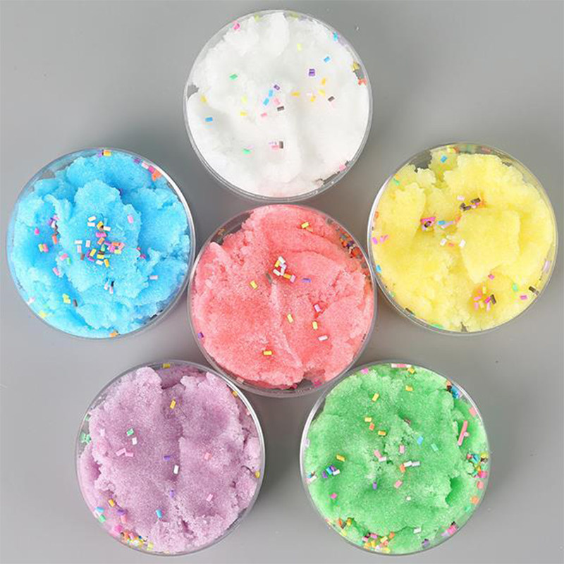 少女彩泥解压儿童冰山雪花拉丝莱姆千丝史莱姆彩泥