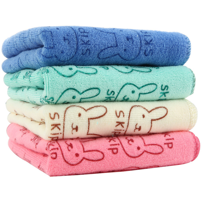 10条吸水口水宝宝毛宝宝不掉柔软幼儿园毛巾洗脸毛巾