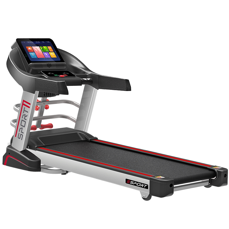 海斯曼跑步机家用款电动静音折叠多功能可走步健身运动器-图1