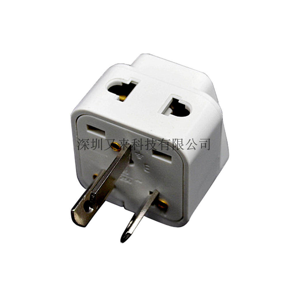 澳标三扁转换插头转换器一转二转换插座 三脚旅行插头wdi-16