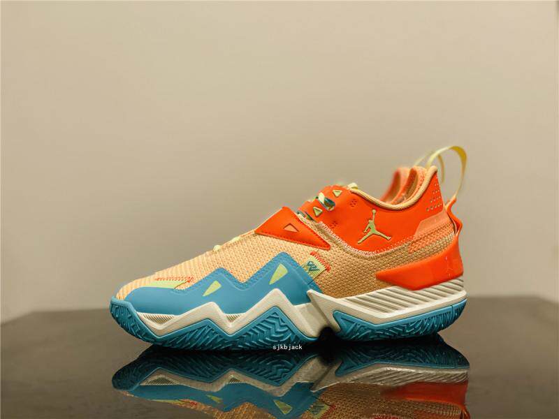 airjordanwestbrooktake威少简版蓝橙实战篮球球鞋篮球鞋