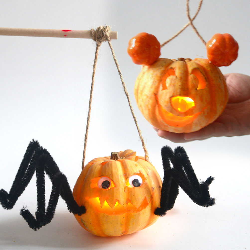 南瓜手工万圣节diy雕刻灯新鲜红作业南瓜灯