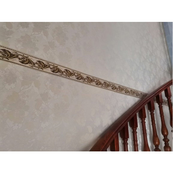 接缝墙布拼接腰线复式楼别墅超高楼层壁布布压条无缝墙布