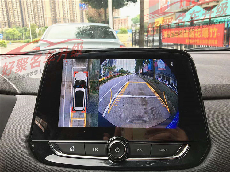 19款雪佛兰创酷360度全景环视全车摄像头倒车影像360全景