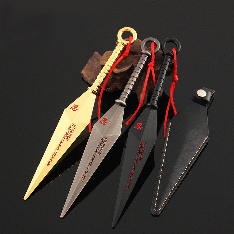 火影周边四代目飞雷雷神苦无鸣人22cm大苦无带cosplay配件