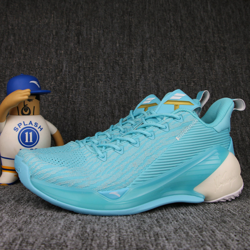 安踏篮球鞋男鞋2019年夏季新款汤普森kt4全明星中帮耐磨篮球战靴