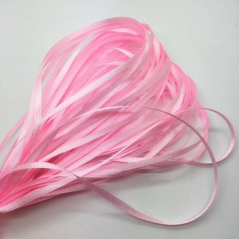 3mm细丝带手工diy彩色气球绸带婚庆礼品花束丝带