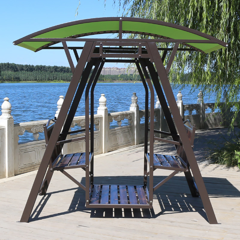 摇椅裕成户外秋千四人动力吊椅花园露天室外户外秋千