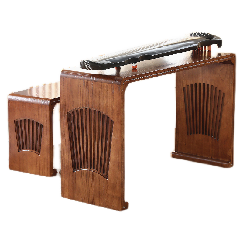 中式国学学画书法古筝桌新式禅意茶琴仿供共鸣琴桌