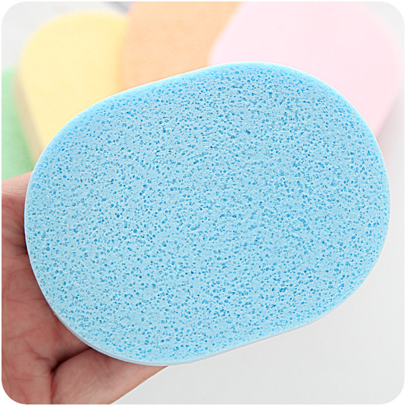 洁面海绵洗脸扑天然抗菌海藻深层清洁干湿两用面朴拍铺批发棉粉扑