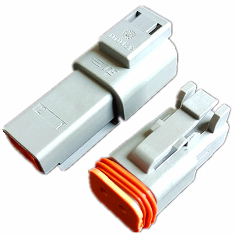 德驰连接器dt062sdt042pdeutsch日行射灯汽车接插件端子连接器