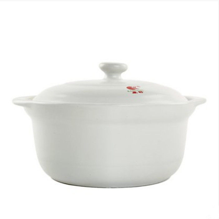 康舒砂锅陶瓷白色煲汤明火耐高温家用汤锅炖锅炖锅